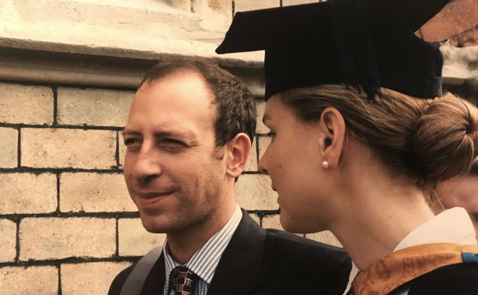 Prof. Dario Neri & his wife in Cambridge