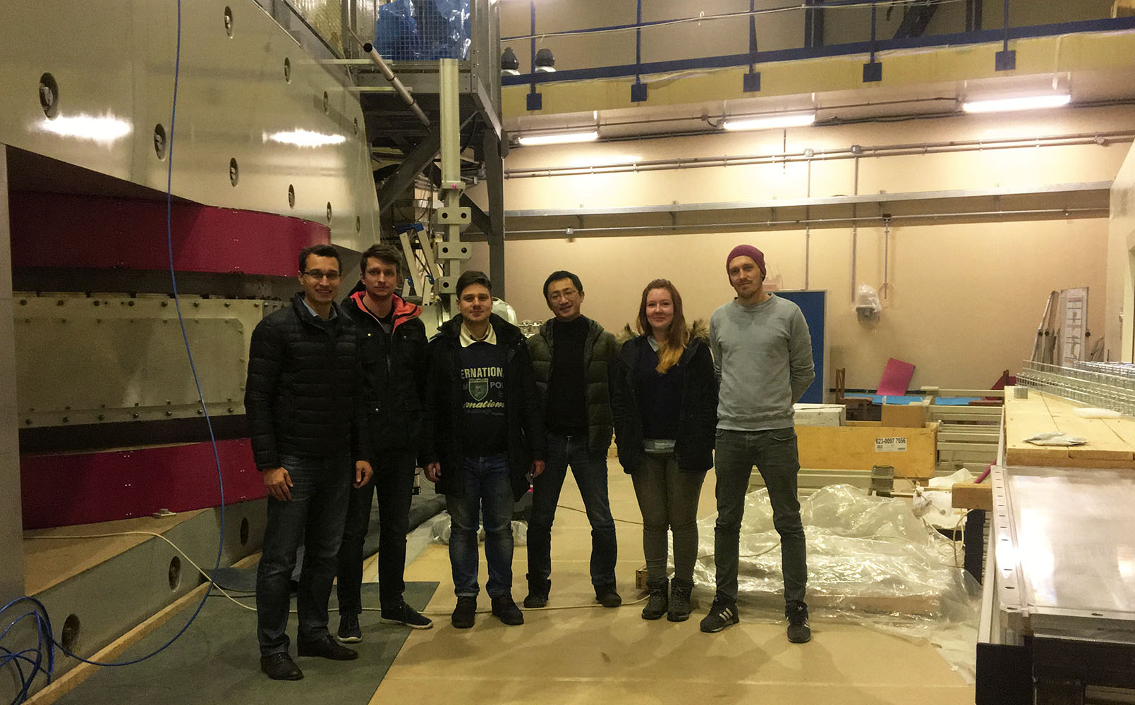 Patrick Steinegger and collegues doing research in Duba / Russia.