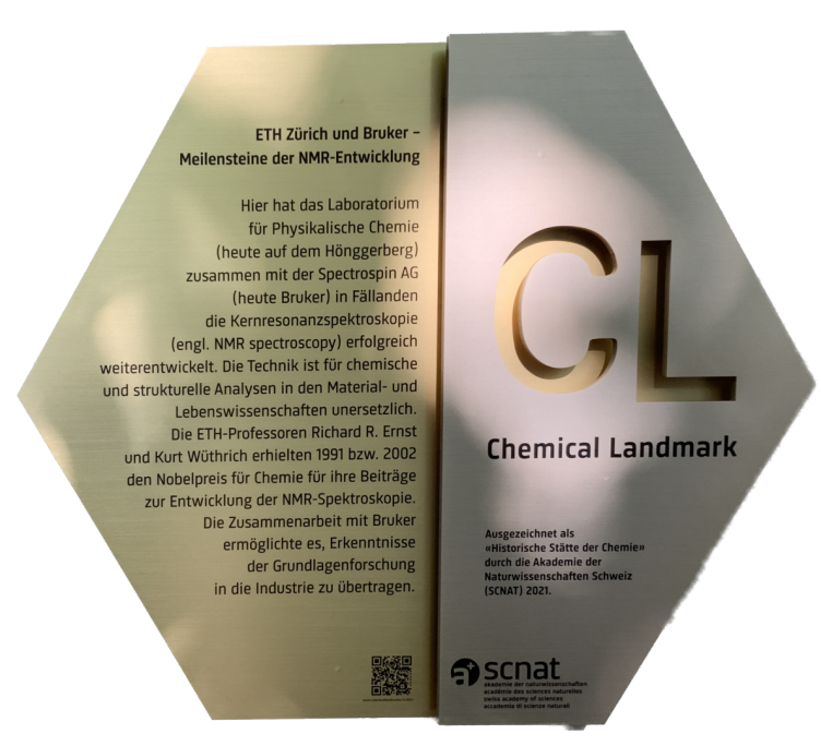 Enlarged view: Chemical Landmark Plaquette