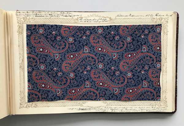 Pattern of a indigo printed article_end 18th to beginning 20th c.