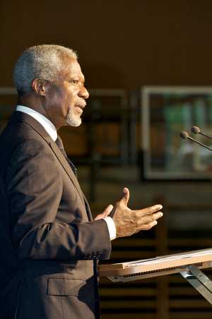 Enlarged view: Mr. Kofi Annan