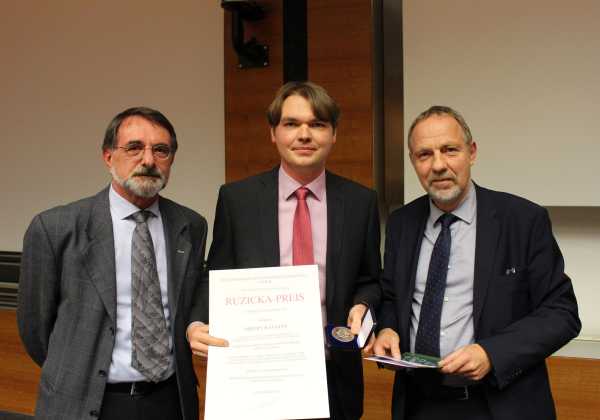 Ruzicka-Preis 2019: Dr. Dmitry Katayev (LAC)