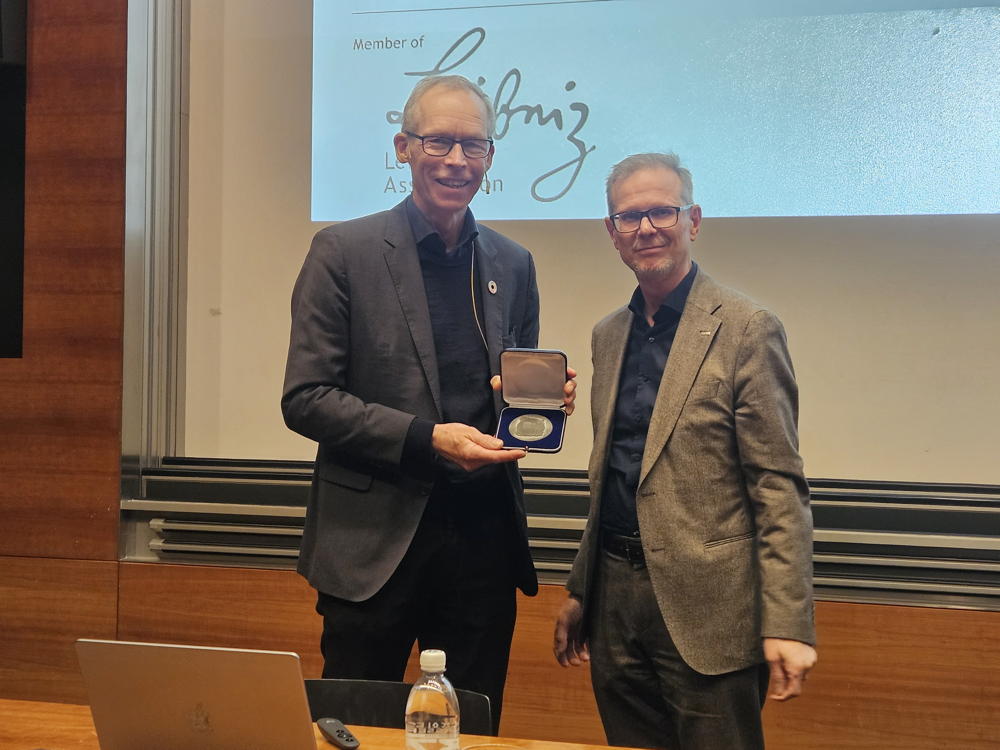 Prof. Rockström und Prof. Dissertori