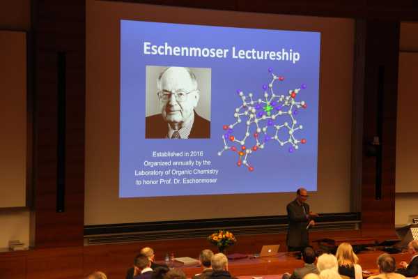 Vergrösserte Ansicht: Eschenmoser Lecture 2017 Prof. Richard A. Lerner