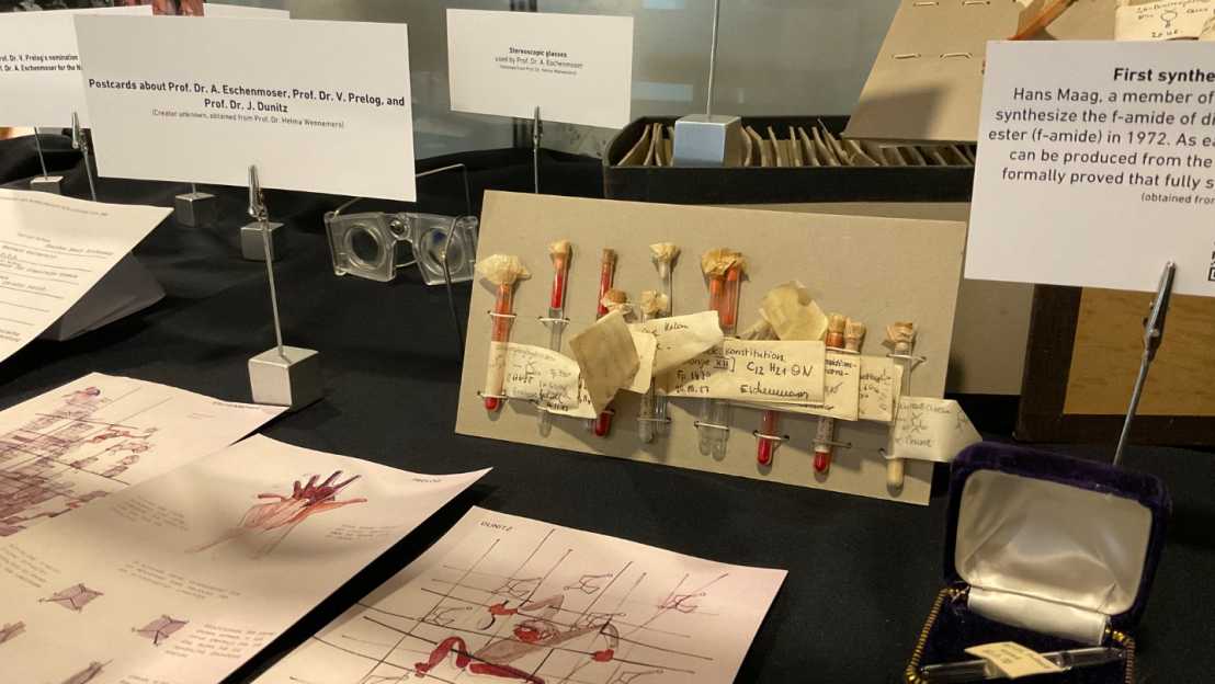 Vergrösserte Ansicht: Detail der Eschenmoser-Ausstellung 2025